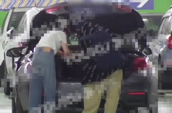 文章新戀情曝光?疑與短發美女車內擁吻
